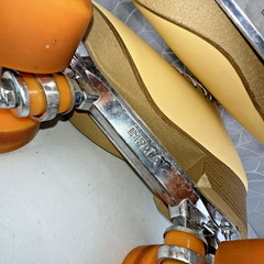 IMPALA Roller Skates Quad Women’s Size 11 Mimosa Indoor Tan Orange Derby Skates