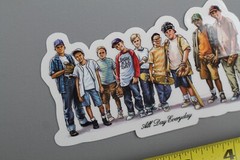 DGK Skateboards Sandlot Baseball Team Clear Z81 Original Skateboarding STICKER