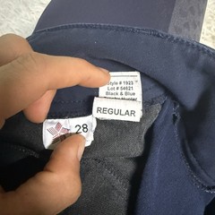 Women’s Size 28R Navy Tailored Sportsman Knee Patch Horseback Riding Breeches