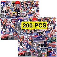 GTOTd The President Stickers (200 pcs) Patriotic American Elect Vote USA Flag
