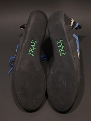 Evolv Climbing Shoes Mens 12.5 Blue Suede VTR3D Trax Lace Up USA