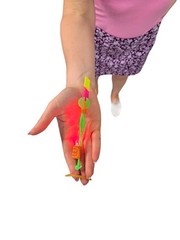 Cool LED Light Up Helicopters (Multicolored) Slingshot Style Flying Toy Arrow…