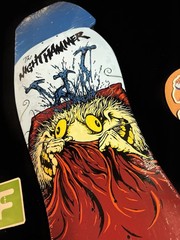 RARE Nighthammer Grimple Stix Skateboard Deck 10.25 Shaped In Shrinkwrap