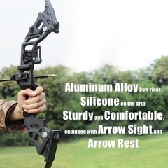 Recurve Bow and Arrow Set for Adult Beginners, 30-40 Lbs