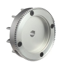 Silver Electric Start Billet Flywheel For Honda GX 200/160 196cc Clone Tillotson