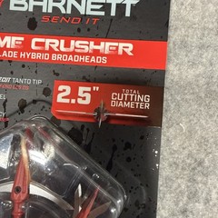 NEW💫Barnett Gamecrusher Hybrid Broadheads 100 gr. 3 pk. Crossbow 2.5 DIAMETER