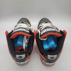 RARE Vintage Osiris NYC 83 Low Shoes Men’s 12 Black Orange Patent Y2K Chunky NEW