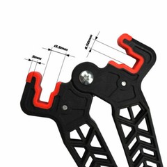 1X Black Bow Stand Universal Lightweight Archery Kickstand for Compound Bows NEW