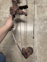 Vintage Bear Compound Bow 52” Unknown Model Estate Find Right Handed PL 205477