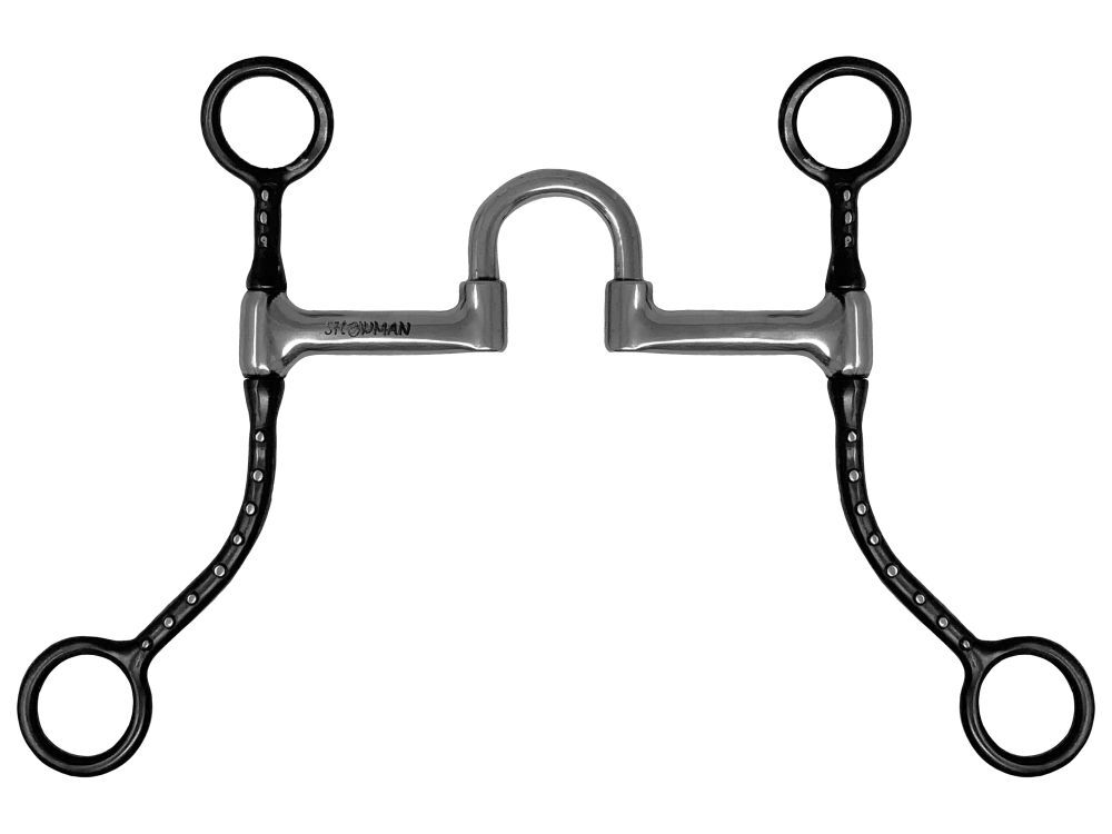 Showman Western Short Shank Correction Bit w/ Silver Dots