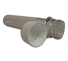 Cache Tube 5 pack Clear Waterproof Storage Container Baby Soda Bottle Preform