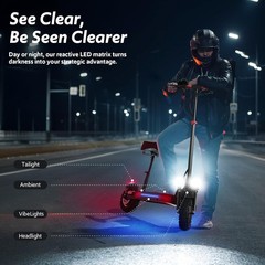 Freeboy Electric Scooter 48v 1200W For Adult 11″Off Road Fat Tires Fast Speed US