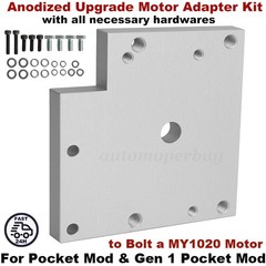 For Razor Upgraded Motor Adapter Plate MY1020 to MX350 RSF350 / Pocket Mod Gen 1