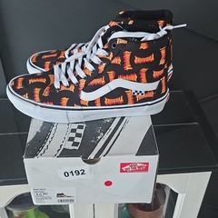 VANS Sk8-Hi Thrasher Skateboarding Shoes Black Men’s US 9 Medium D