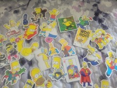 50pcs Simpsons Skateboard Stickers Vinyl Laptop Luggage Decals Dope Sticker Lot