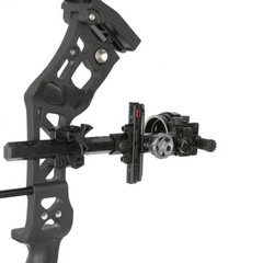 5 Pin Compound Bow Sight Carbon Scope 4X 6X 8X Lens .019″ Archery Hunting RH LH