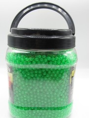 ULTRASONIC BB’S 6 MM SOFTAIR CALIBER .12G 10,000 ROUNDS GREEN NEW OPEN BOX