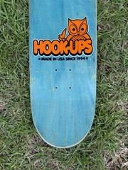 Vintage Original Hookups Amazon Girl Skateboard Deck