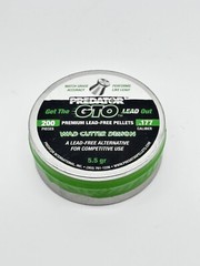 JSB PREDATOR GTO 200 Count Lead-Free WAD Cutter 5.5gr .177 Caliber Pellets