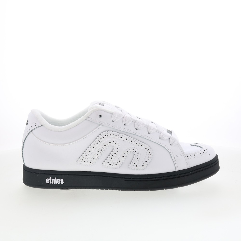 Etnies Kingpin WT 4101000610110 Mens White Skate Inspired Sneakers Shoes