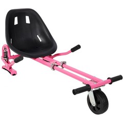 Hoverboard Go-Kart Seat Attachment Fits 6.5″ 8″ 10″ Hoverboards Pink
