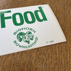 VTG 1996 King of the Mountain “Will Hunt For Food” Bow Hunting Sticker USA