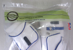NEET White Leather W/Blue Braid Hip Quiver w/Blue Trim NT-300 Rt Hand – NEW –