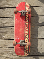 Vintage Santa Cruz Skateboards Everslick Independent Trucks Bullet 60mm 97A Good