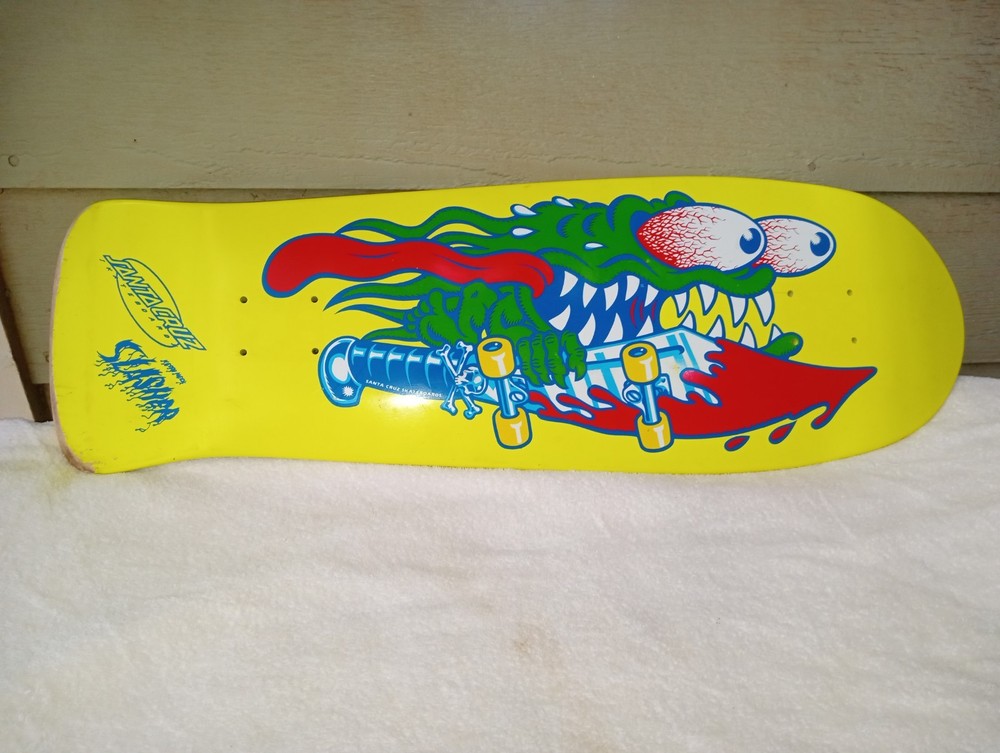 Vintage Santa Cruz Yellow Slasher Old School Dogtown