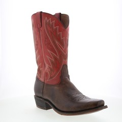 Nocona Boots Zayne HR5577 Mens Brown Leather Slip On Cowboy Western Boots 11.5