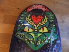 NOS 1989 SCHMITT STIX GARY VALENTINE THE WIZARD EVIL GENIUS SKATEBOARD DECK