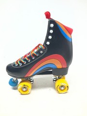 Moxi Rainbow Rider SkatesAsphalt Black10.0