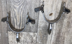 2 1/2 MYLERS TOKLAT F17 WESTERN SPURS WITH SPINNING ROWELS