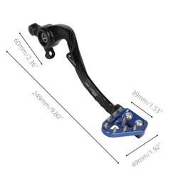 CNC Motorcycle Rear Foot Brake Pedal Lever Unfolding 7075 Aluminum Alloy