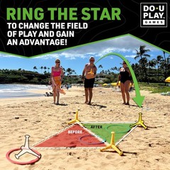 Trigo Portable Ring Toss Game for Kids & Adults Indoor Outdoor Fun Portable Y…