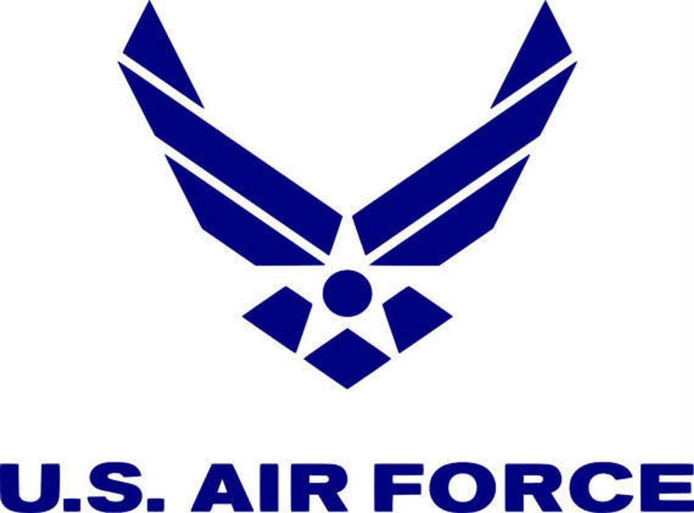 Air Force Cornhole Set of 2 Vinyl Decals Cornhole Boards Free Hole Decals