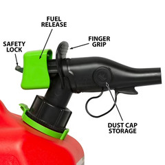 2-GL Scepter SmartControl Gas Can Height 14″, Length 9.70″, Weight 1.31 Pounds.