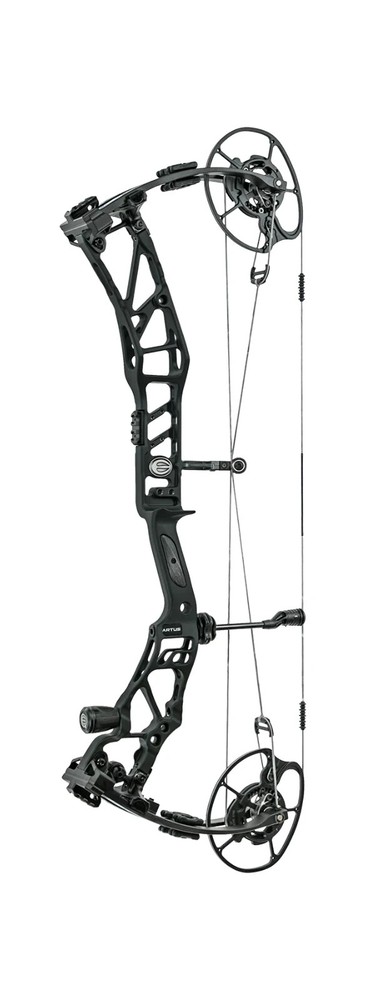 NIB Elite Artus RH Hunting Bow 65lbs 25-30.5in Draw Ninja Black