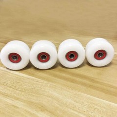 Sport Skateboard Wheels Kit 83A Soft Cruiser Wheels ABEC-11 Bearings Spacers
