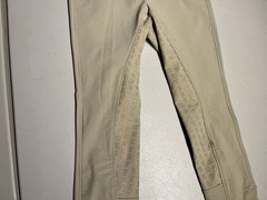 Barn & Beyond Breeches Women’s 24 Khaki Full Seat Riding Pants Polyester 26×26