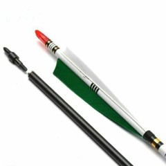 30″/32″ Carbon Arrows Turkey Feather Spine 500 for Hunting Compound Recurve Bow
