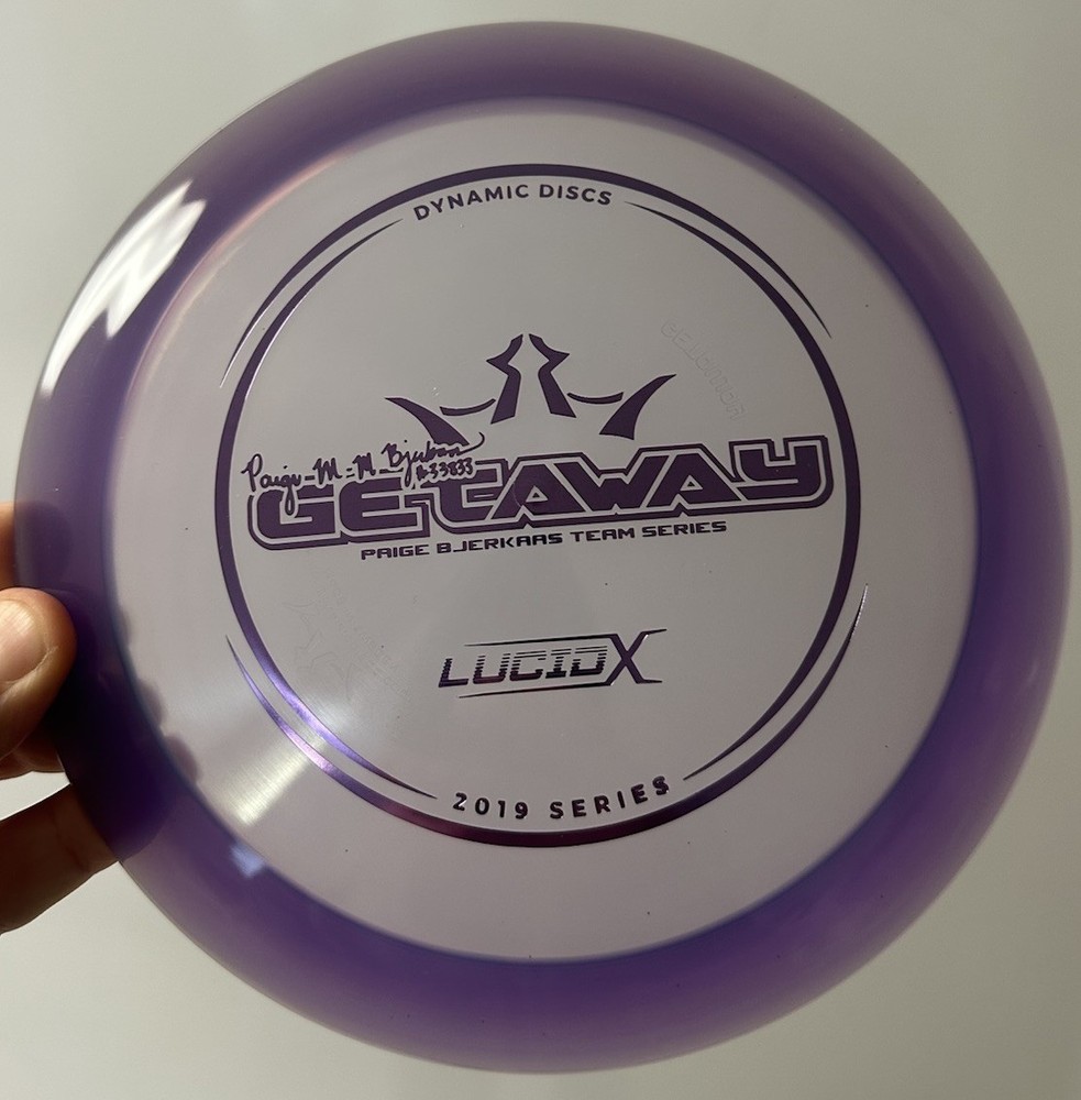 Dynamic Discs Getaway Lucid-X Purple 171g Paige Bjerkaas 2019 Series Disc Golf