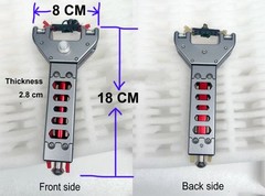 Repeating Pocket Slingshot Max 12 Balls Come with 2 Magazines 5 Bandsets Model B