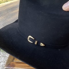 Vintage Larry Mahan’s By Milano Hat Co Fur Hat W Case Size 7 5/8 Made In The USA