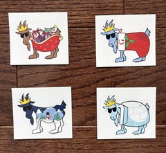 GOAT USA Stickers (Singles and Sets)*FREE SHIPPING*PICK YOUR OWN*NEW AND RARE*