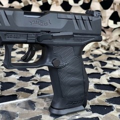 T4E .43 Cal Walther PDP Compact Training Paintball Pistol – Black/Black(2292191)