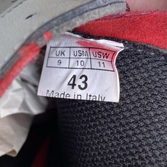 La Sportiva Nago Climbing Shoes EU 43 Men 10 Women 11 Red Vibram Edge Italy