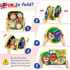 Animal Bean Bag Toss Game Toy Outdoor Toss Game, Family Party Party Supplies for