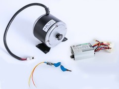 Electric scooter Motor Currie 500 Watt 24 Volt XYD-6B2+Controller+Switch f IZIP