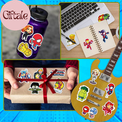 200PCS Cool Character Stickers for Water Bottles Skateboard Luggage Laptop Bumpe
